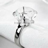 Wedding Table Crystal Napkin Ring Holder thumbnail-1