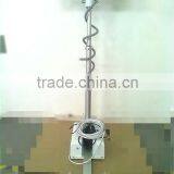 Roof-mounted light tower with camera/telescoping light mast/vehicle mounted light tower