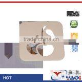 Certified Design Patents Home Use Smile Face Plate Coaster thumbnail-1