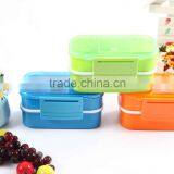 Elegant Bento Box 2 Layer Plastic Lunch Box thumbnail-2