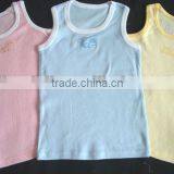 Summer Latest Cute Cotton Baby Girl Vest Top