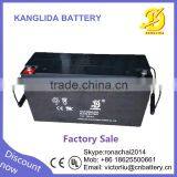 Solar Street Light Valve Regulated Battery 150amp Gel Battery 12v150ah