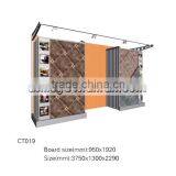 Push-pull Building Material Ceramic Tiles Display Racks Stands/metal Display Stands for Building Tiles in Trade Show CT019 thumbnail-1