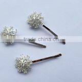 Hot Seller Platinum Plating Cubic Zirconia Bridal Hair Pins thumbnail-2