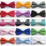 Child Bow Tie and Boys Bow Tie With NEW Children Kids Baby Boy Toddler Boys Plain Linen Clip on Bow Tie Bowtie thumbnail-1