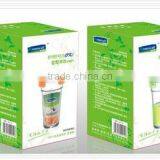 BPA Free 4 Side Lock Glass Water Bottle thumbnail-2