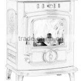 L627 Small Wood Stove, Wood Burning Stove thumbnail-1