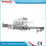 wooden door and furniture short cycle laminating hot press production line