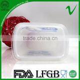 PP Disposable Square White Empty Food Plastic Container With Silk Screen Printing thumbnail-5