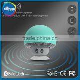 Bathroom Waterproof Bluetooth Speaker Size Mushroom Head Sucker Car Handsfree Bluetooth Speaker thumbnail-2
