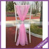 95cm Organza Red Chair Sashes Wedding Chair Decoration thumbnail-6