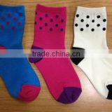 Women Cotton Socks With Dots Design thumbnail-1