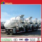 SINOTRUK HOWO Chassis 8cbm 10cbm 12cbm Cement Mixer Truck Semi Trailer for Sale thumbnail-6
