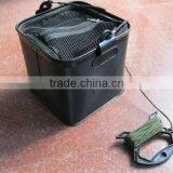 New Foldable Bucket Pail Square Rock Fishing Lure Baits Live Fish Tank Rope EVA thumbnail-1