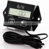 LCD display hour tachometer for gasline engine