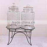 Transparent Glass Barrel With Faucet thumbnail-4