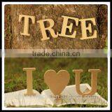 Free Shipping Modern Home Decor Wooden Letter Furnishing Articles Big Size Letter Indoor Home Decoration 10 *10*1.5cm thumbnail-1
