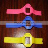 Customized Various Colors Fashion SiCustomized Various Colors Fashion Silicone Watch Band for Digital Wrist Watch Broad Bracelet thumbnail-4