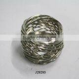 Over Lapping Ring Napkin Ring in Glass Beads Can be in Any Colour thumbnail-1