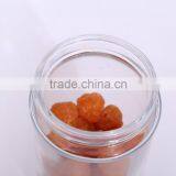 Set 3 Clear Eco-friendly Round Large Glass Storage Jars With Red Square Pattern Lid thumbnail-3