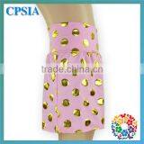 Yellow Fashion Gold Polka Dot Casual Baby Girls Tutu Skirts thumbnail-4