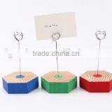 Chic Wooden Base Name Card Clip thumbnail-1