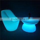 Night Club LED Furniture Glowing 16 Colors Changeable Solar Powered Led Bar Table 66*66*42cm thumbnail-4