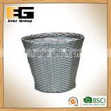 Grey Woven Flowerpot With PVC Linner/ Storage Bucket/Garden Planter thumbnail-5