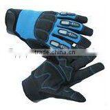 Knuckle Protection Synthetic Leather TPR Mechanical Glove thumbnail-1