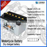 Best Battery.12N7-4B 12v 7ah Battery 2013 High Quality High Power Lead-acid Battery thumbnail-1