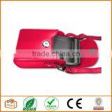 Protective Compact Case With Magnetic Closure and Strap Compatible With Digital Camera (Pink) thumbnail-3