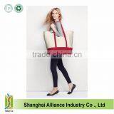 2015 Wholesale Custom Color Simple Design Student Canvas Tote Bag Catch Bag thumbnail-1