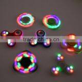 2017 New Hot LED Light Fidget Hand Spinner Torqbar Brass Finger Toy EDC Focus Gyro Gift thumbnail-1