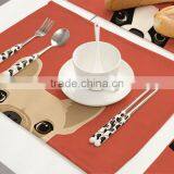 Animal Printing Table Dinner Napkin Linen Cotton Folding Design For Home Restuarant Decoration Pieces thumbnail-5