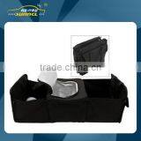 Black Folding Car Organizer With Cooling Bag , Car Trunk Storage Bag thumbnail-1