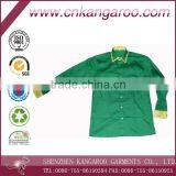 Offier Men's 100% Cotton Twill Casual Long Sleeve Shirt With Embroidery thumbnail-1