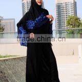 Latest Abaya Designs Black Abaya Wholesale 2016 Dubai Abaya thumbnail-5