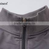 100% Nylon Men's Collar Zipper Gray Jacket thumbnail-2
