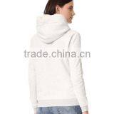 Women Sweatshirt With Double Hooded Design Specialized Hooded With Decorated Wire Long Sleeve Fleece With Rib Hem thumbnail-3