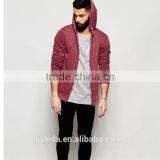 Fashion Style Custom Jersey Lesiure Full Zip Man Coat With Hooded thumbnail-1