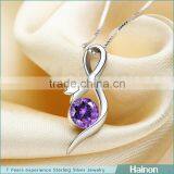 New arrival Muslim trendy fashion fine jewelry sterling silver necklace pendant for women