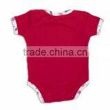 Short Sleeve Lap Shoulder Bodysuit thumbnail-2