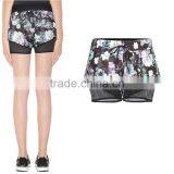 China Wholesale Casual Women Yoga Pants Fashion Women Sportwear Custom Women Shorts thumbnail-2