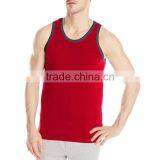 Designer Casual Blank Tops Wholesale Mens Bodybuilding Stringer 95% Cotton 5% Spandex Tank Top thumbnail-6