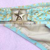 M866 Dingyang Fashion Sexy Latest Metal Five Star Split Bikini Swimwear thumbnail-5