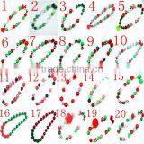 Christmas Baby Bubblegum Beaded Necklace thumbnail-1