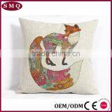 Printed Plane Design Digtal Natural Linen Car Seat Cushion Cover thumbnail-2