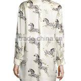 2017 Wholesale China Ladies Pyjamas Night Shirts Sleepwear Pajamas Women Silk Summer Sleepshirt Fancy Sexy Nightwear thumbnail-2