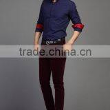 2015 Mens Fashion Dress Shirts,floral Printing Man Shirts,double Collar Stylish Dress Shirts thumbnail-6