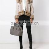 Guangzhou Shandao High Fashion Wholesale Cheap Long Sleeve Women Raw Modern Mink Fur Coats thumbnail-2